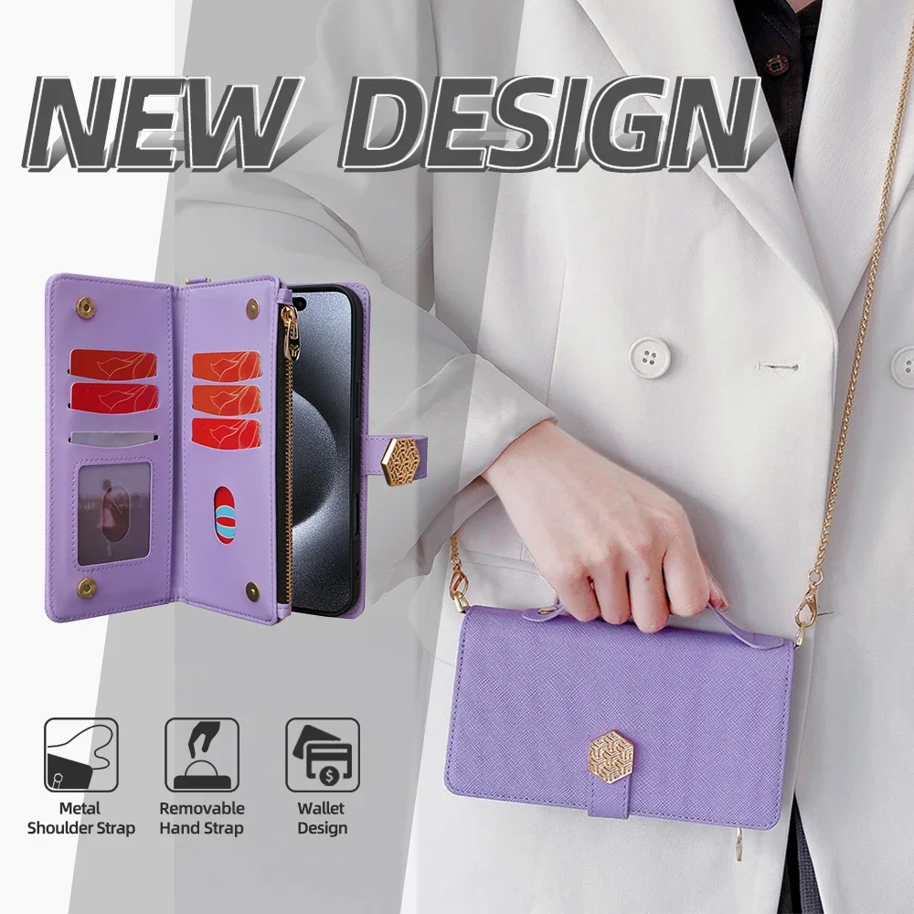Женский чехол-кошелек с отделениями для карт через плечо Kyocera Katan Sumaho 3 Digno SX4 5G Urbano