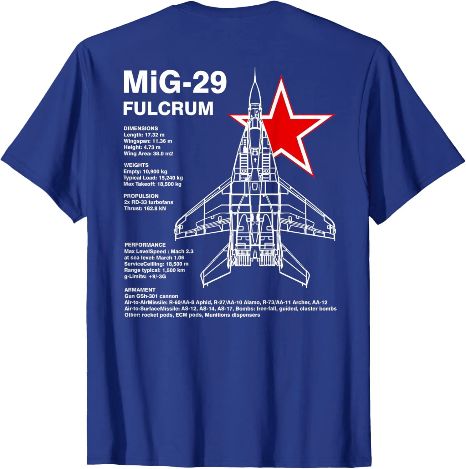 Футболка Mikoyan Mig 29 Fulcrum Russian Air Force с коротким рукавом повседневная рубашка из 100%