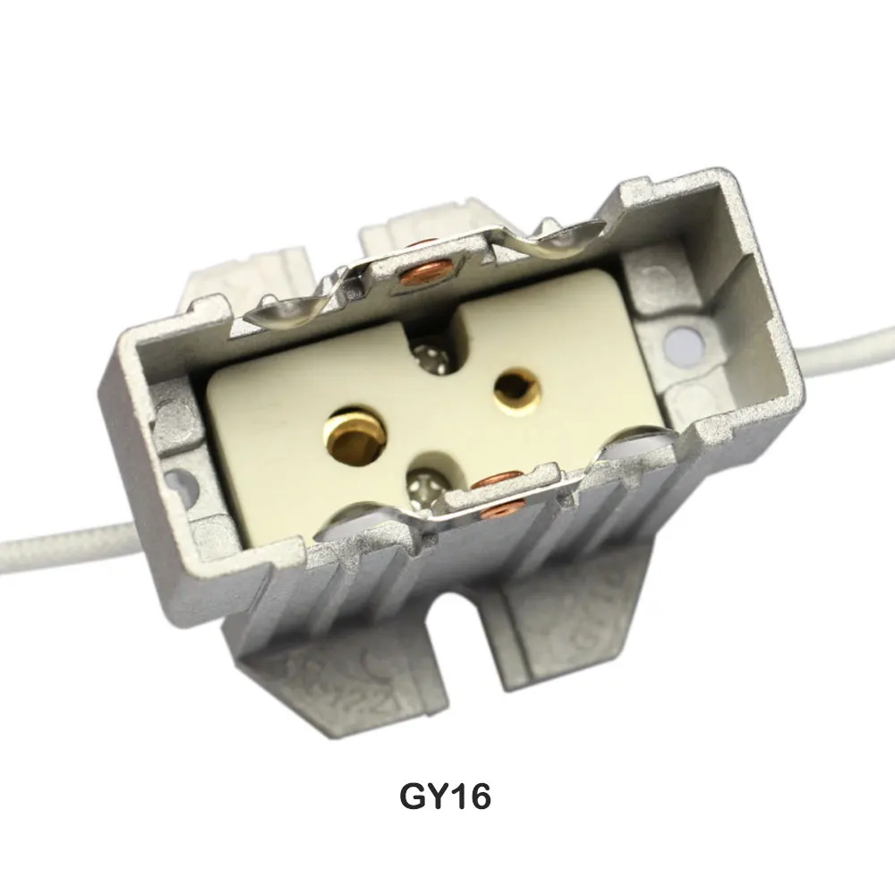 

Аксессуары для сценического освещения Держатель лампы GY9.5 GX9.5 GY16 Алюминиевый чугунный держатель основания светильника Держатель морского прожектора