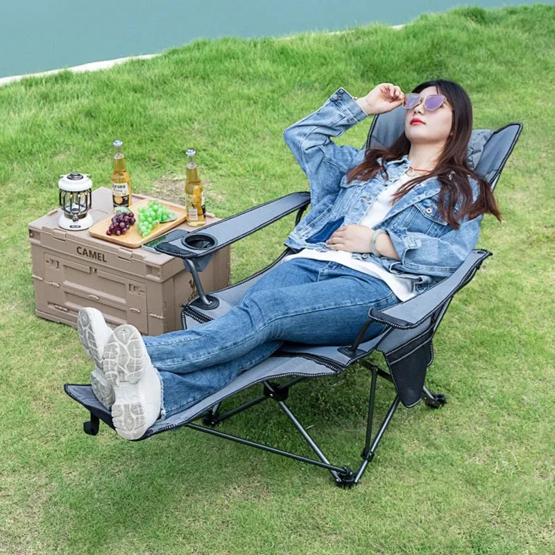

Стул для отдыха на пляже и балконе, ультралегкое кресло с откидывающейся спинкой, мебель для кемпинга