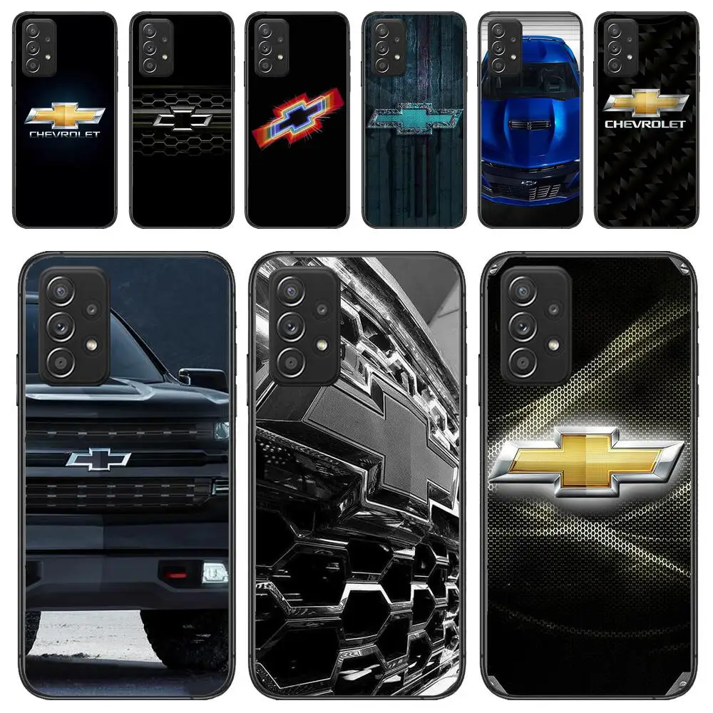 

Chevrolet Car Logo Soft Phone Case For Samsung Galaxy A13 A52 A53 A73 A32 A51 A22 A12 A20e A50 A21 A72 A70 S 4G 5G Fashion Cover