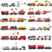 battery operated locomotive pay train set fit wooden railway tracks powerful engine bullet electric train toys for boys girls
