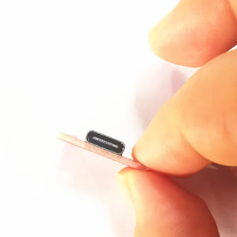 5 шт. USB-разъем типа C 3,1, последовательный базовый разъем, гнездовая плата, красная плата адаптера с рядными иглами