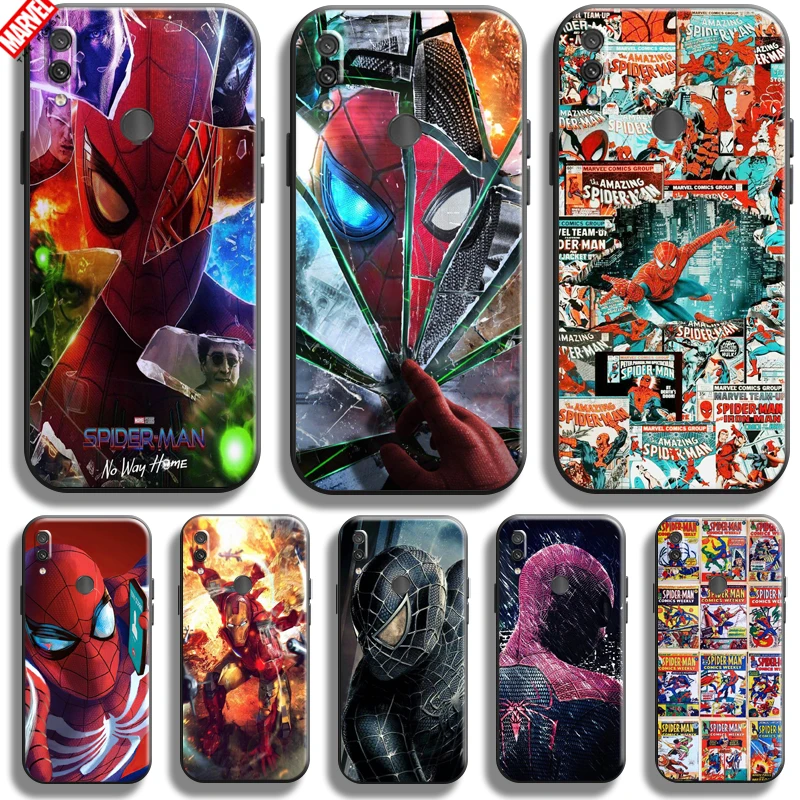 

Spiderman Marvel Avengers For Xiaomi Redmi Note 7S Phone Case 6.3 Inch Soft Silicon Coque Cover Black Funda Comics