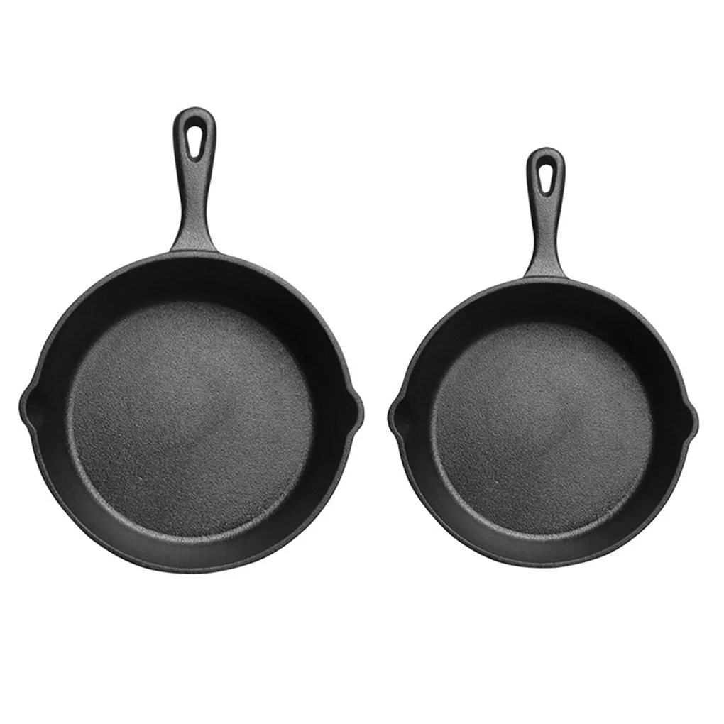 Frying Pan Non-stick Coating Iron Frying Pot Household Skillet Fryer for Kitchen Cooking  16cm