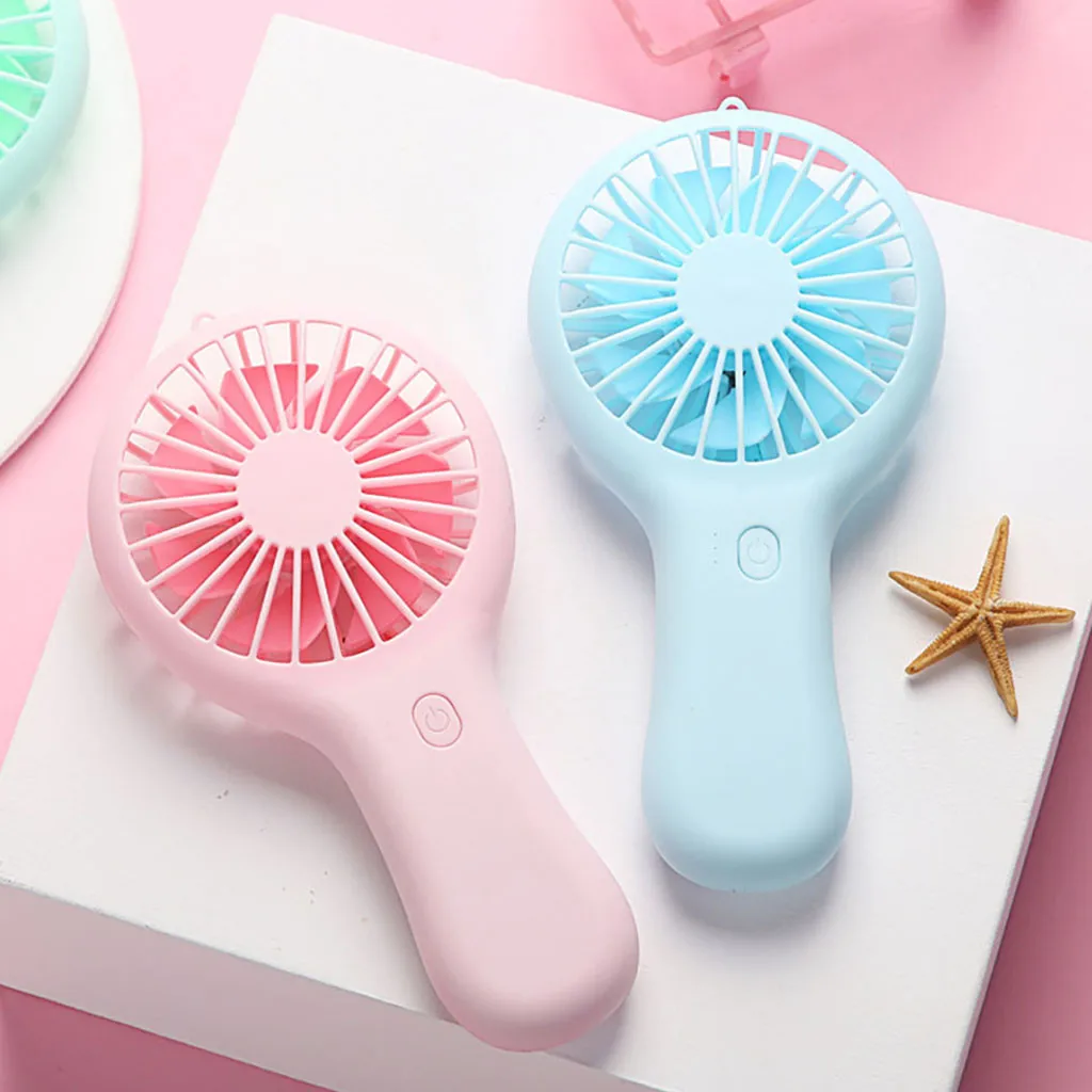 

USB Mini Wind Power Handheld Fan Convenient And Ultra-quiet Fan High Quality Portable Student Office Cute Small Cooling Fans