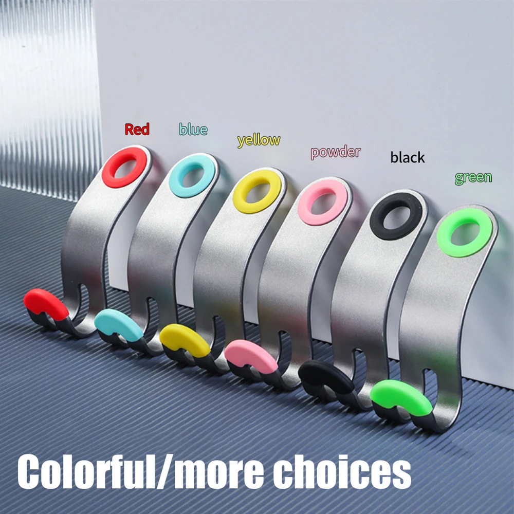 

Creative Car Clips Universal Universal Auto Fastener Car Vehicle Back Seat Organizer Holder Alloy Storage Hanger Multifunctional