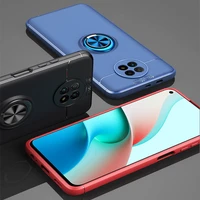 redmi note 9t phone case xiomi redmi note 9 5g multi function magnetic ring 360 rotation anti drop soft silicone back cover