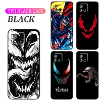 marvel venom dark hero phone case for realme q3s gt q3 c21y c20 c21 v15 x7 v3 v5 x50 q2 c17 c12 c11 pro 5g tpu cover