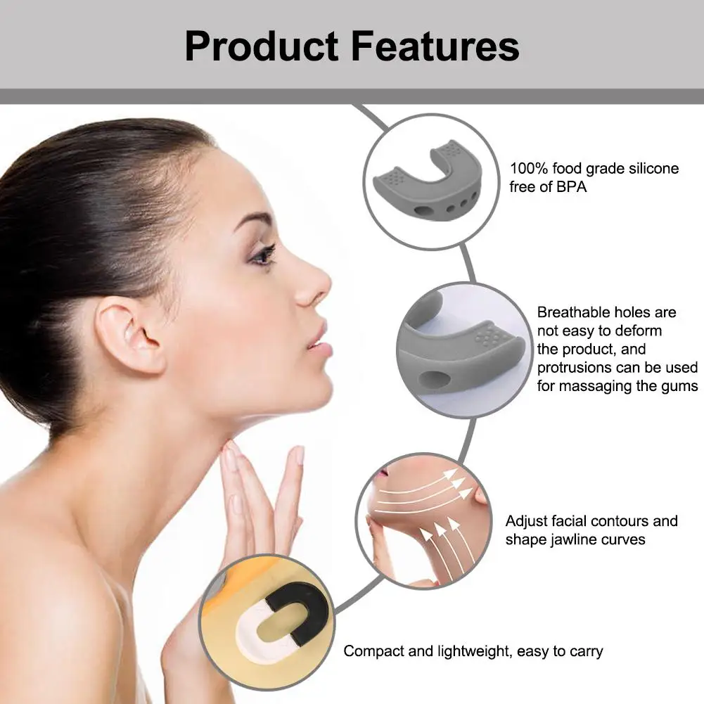 Новинка тренажер для челюсти мышц лица тренировка десен упражнения подбородок