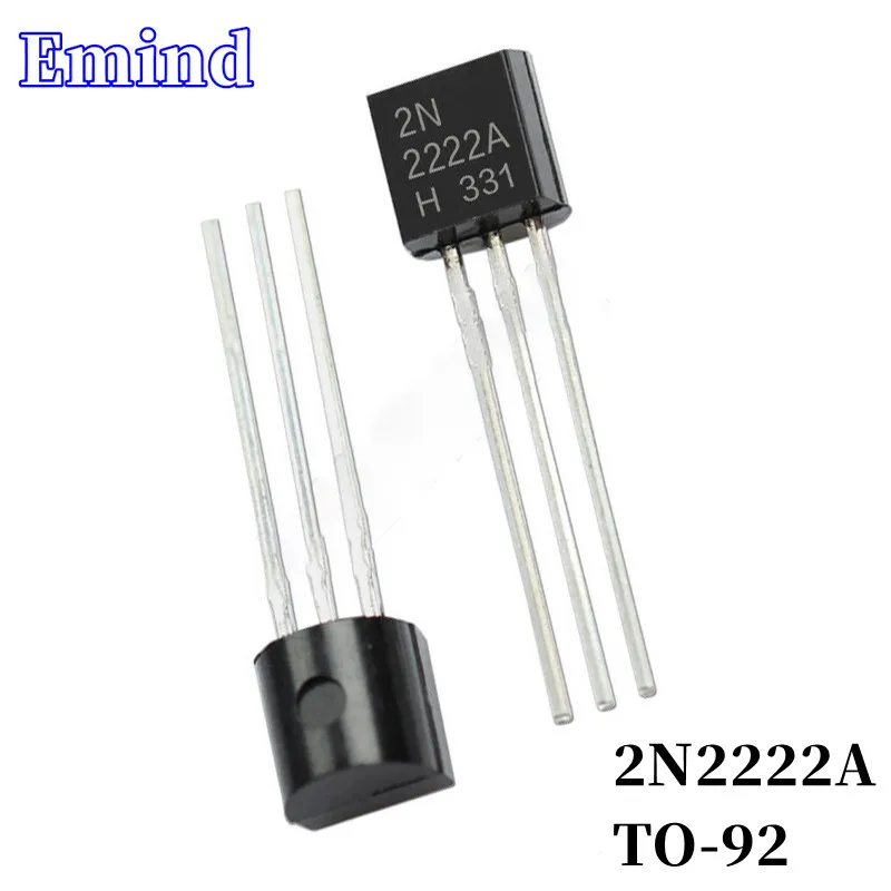 100/200 шт. 2N2222A DIP транзистор TO-92 тип NPN биполярный усилитель транзистор 40 в/мА