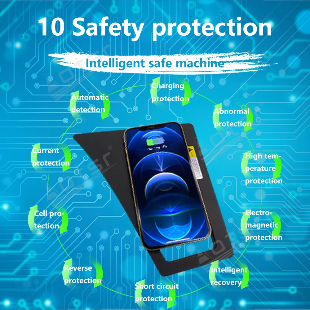 Автомобильное беспроводное зарядное устройство QI быстрая зарядка для Audi Q7 2016 2017