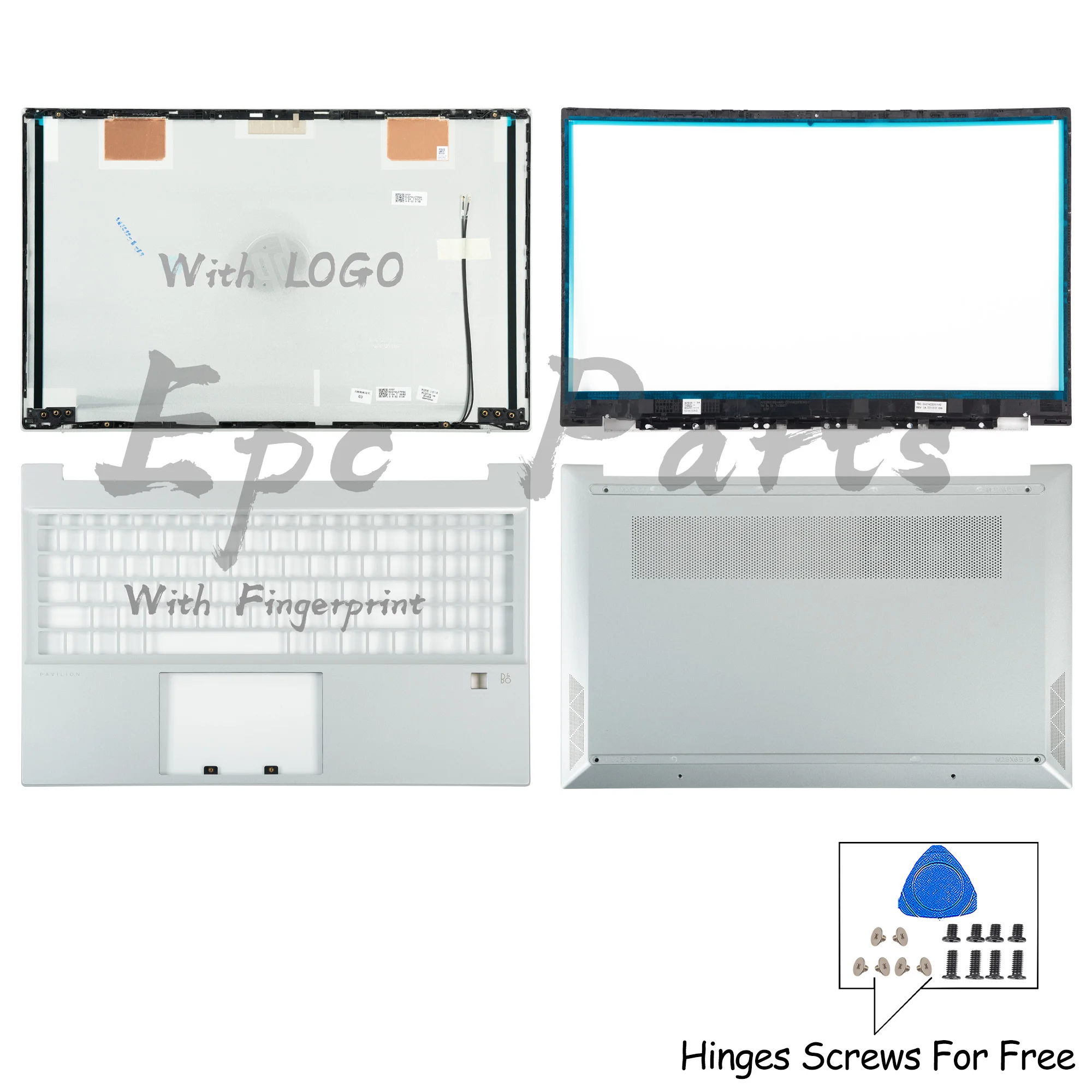 Детали Epc для Pavilion 15 15-EG 15-EH 15Z-EH TPN-Q245/Q246 серебристая задняя крышка M08901-001 рамка