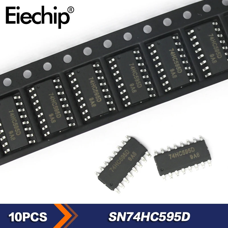 10 шт. SN74HC595D 74HC595D SOP-16 новая оригинальная логическая интегральная схема