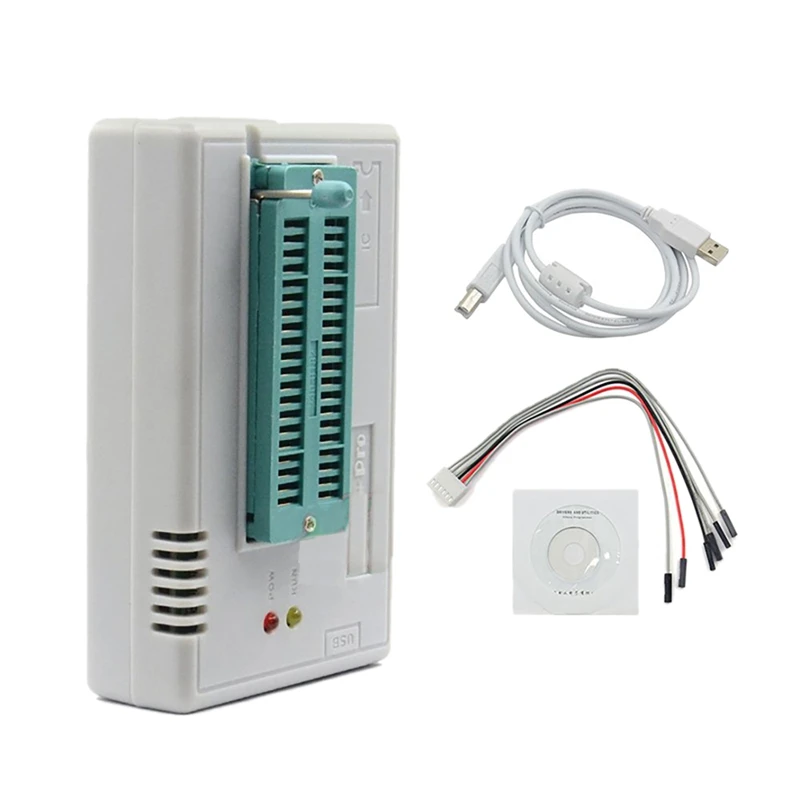 

TL866II Plus USB Universal EEPROM Flash BIOS Programmer Automotive NAND Burn For ATMEL AVR ATMEGA AT90 PIC GAL SRAM CMOS