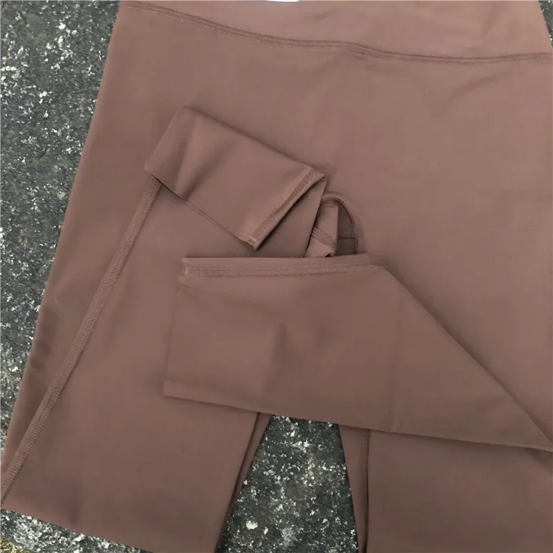 Luluwomen Soft Comprehensive Training Jogging Gym Sport Pant Fitness High Waist Yoga Leggings Athletic Compression No Trace Foot