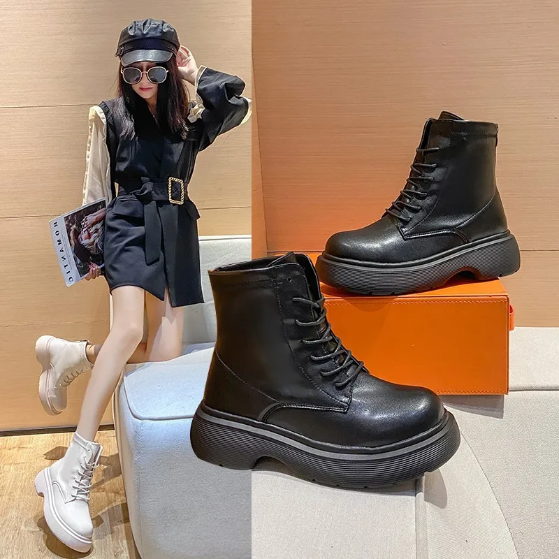 

Женские ботинки на платформе, обувь для ботинок, Зимние ботильоны на платформе, сексуальная женская обувь, женские ботинки