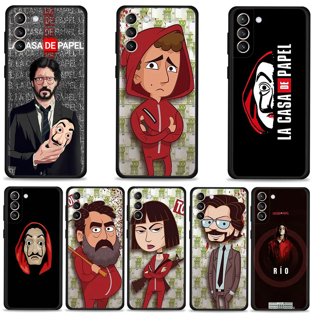 

TV Show Money Hiest Family Tradition For Samsung S22 S21 S20 FE S20Ultra S21Ultra Case S21 S20 S10 S9 Plus Note 20 Ultra 10plus
