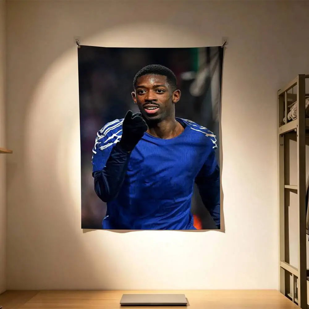 Футбольные флаги Ousmane D-Dembele, настенный декор, художественный баннер для спальни, дома, улицы, для украшения интерьера (art.: 3920dbb313338) - 3920dbb313338