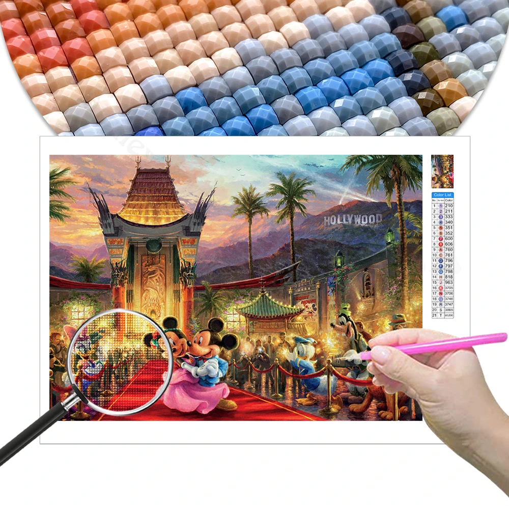 

Алмазная мозаика «сделай сам» с Микки и Минни