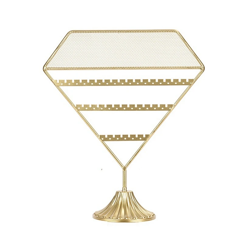 Железная сетка стойка для ювелирных изделий Ins Wind вертикальные серьги хранения