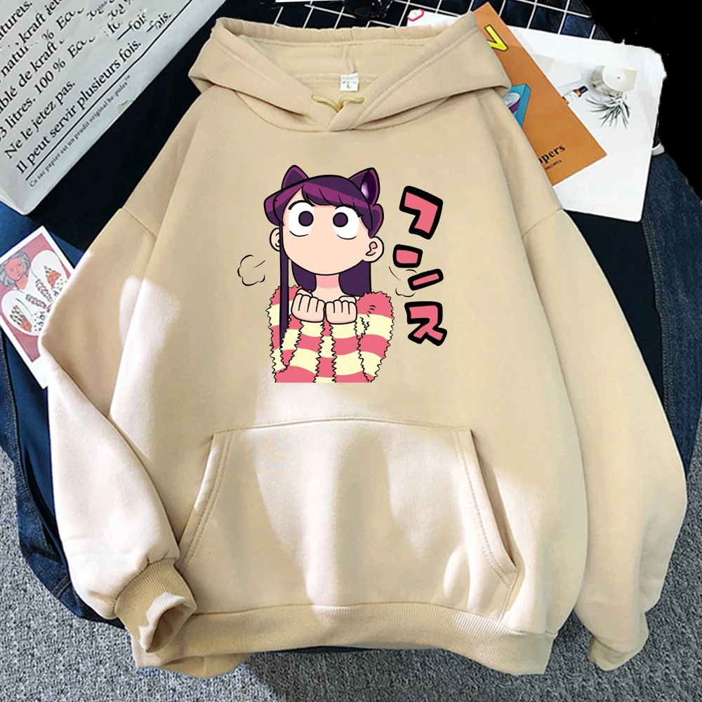 

Women Hoodi Komi Can't communicate Komi-san Wa Komyushou Desu Hoodie Men Women Sportswear Streetwear Sudaderas Para Mujer
