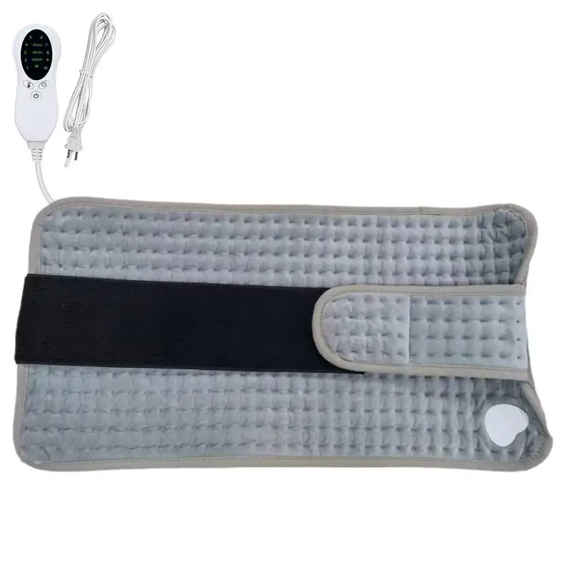 

Large Heating Pad Fast Heating 12x24in Electric Pad With Adjustable Strap 10 Temperature Settings Winter Supplies Washable