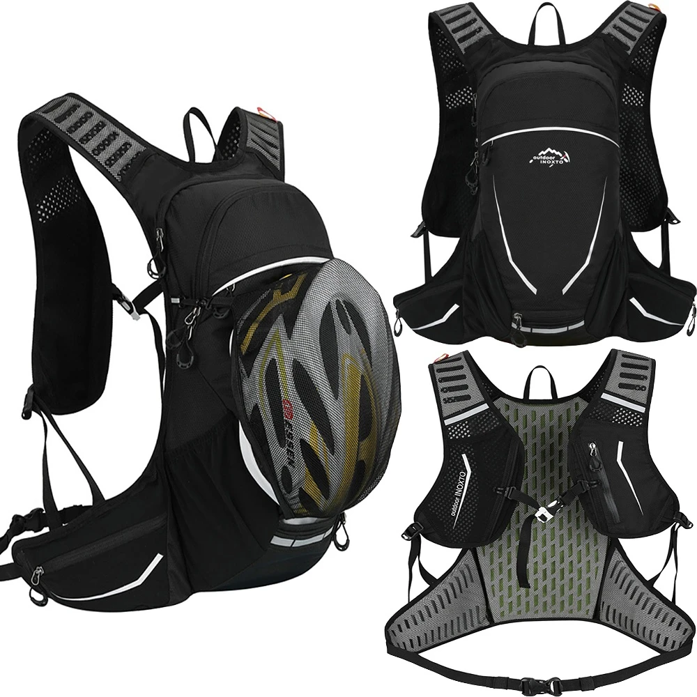

16L Outdoor Sport Cycling Run Water Bag Storage Hydration Pocket Backpack UltraLight Hiking Bike Riding Pack Bladder Knapsack