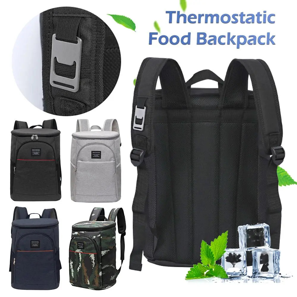 

20L Large Drink Storage Keeping Fresh Delivery Carrier Refrigerator Box Insulation Backpack Thermal Food Bag Cooler Bag