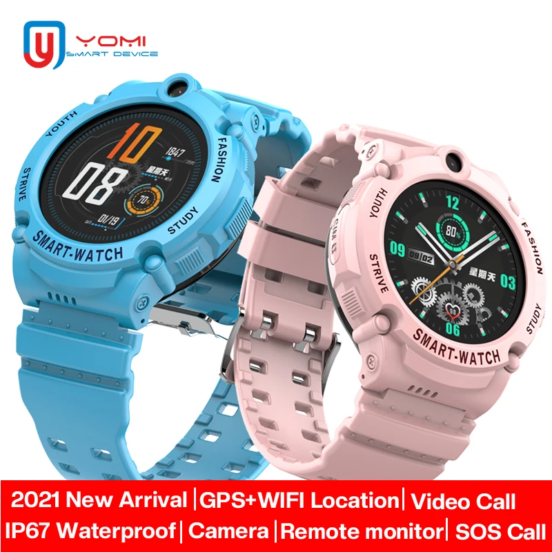 

Kids Smart Watch Waterproof 4G Android Watch GPS WiFi Tracker HD Video Call Remote Camera School Phone Watch for Students Gift