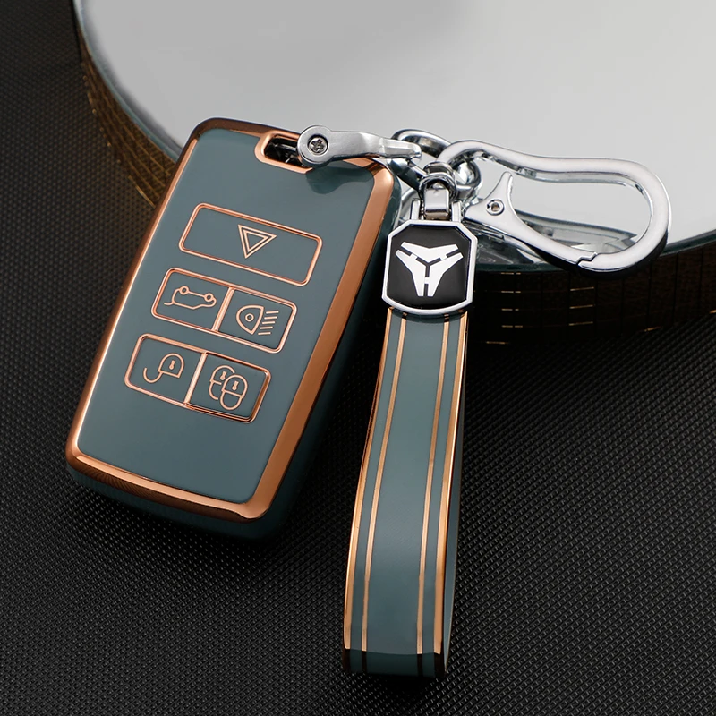 

Новинка ТПУ чехол для автомобильного ключа чехол для Land Rover Range Rover Sport Evoque Velar Discovery 5 2018 2019 2020