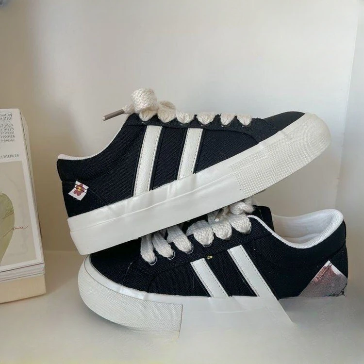 Холщовые туфли на толстой подошве Повседневная Удобная дышащая модная обувь для