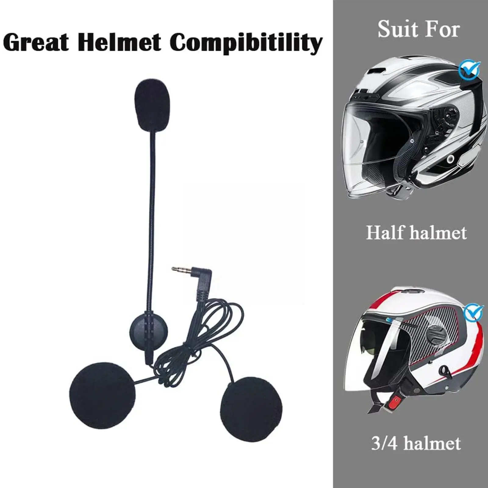 

V6 V4 Helmet Intercom Clip Mounting Bracket Accessory for V6 V4 Full Duplex Motorcycle Bluetooth-compatible Intercom Headse Y6I4