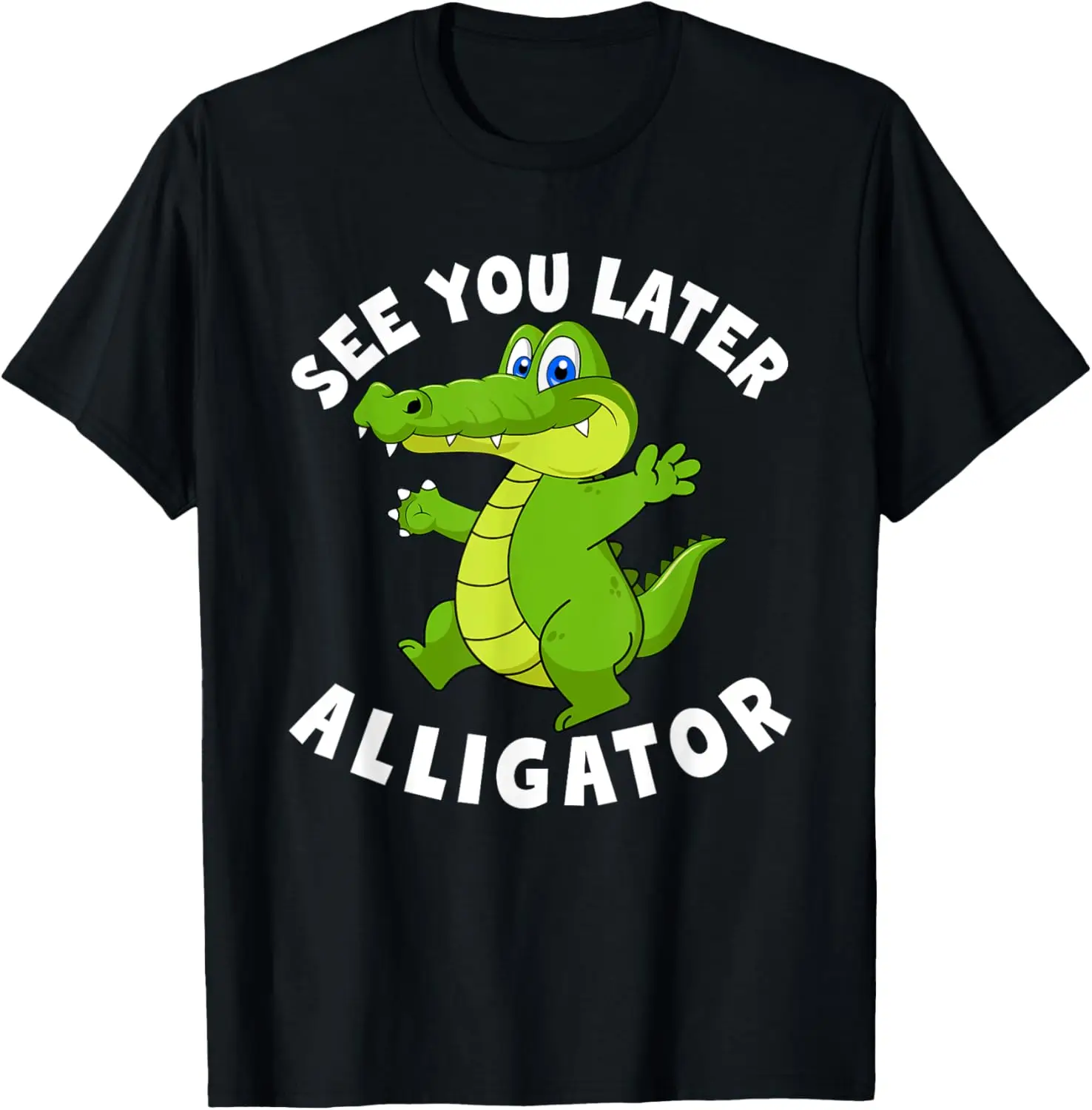 Молодежная детская футболка для мальчиков с дизайном алигатора See Ya Later