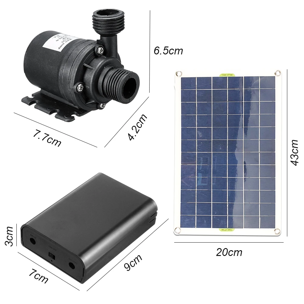 Бесщеточный Водяной насос на солнечной батарее 3000 Вт 12 В |