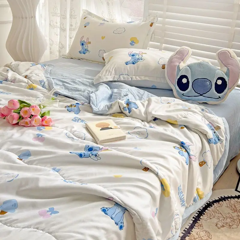 Летнее одеяло Disney летнее стеганое мультяшное Микки Маус Базз светящееся детское