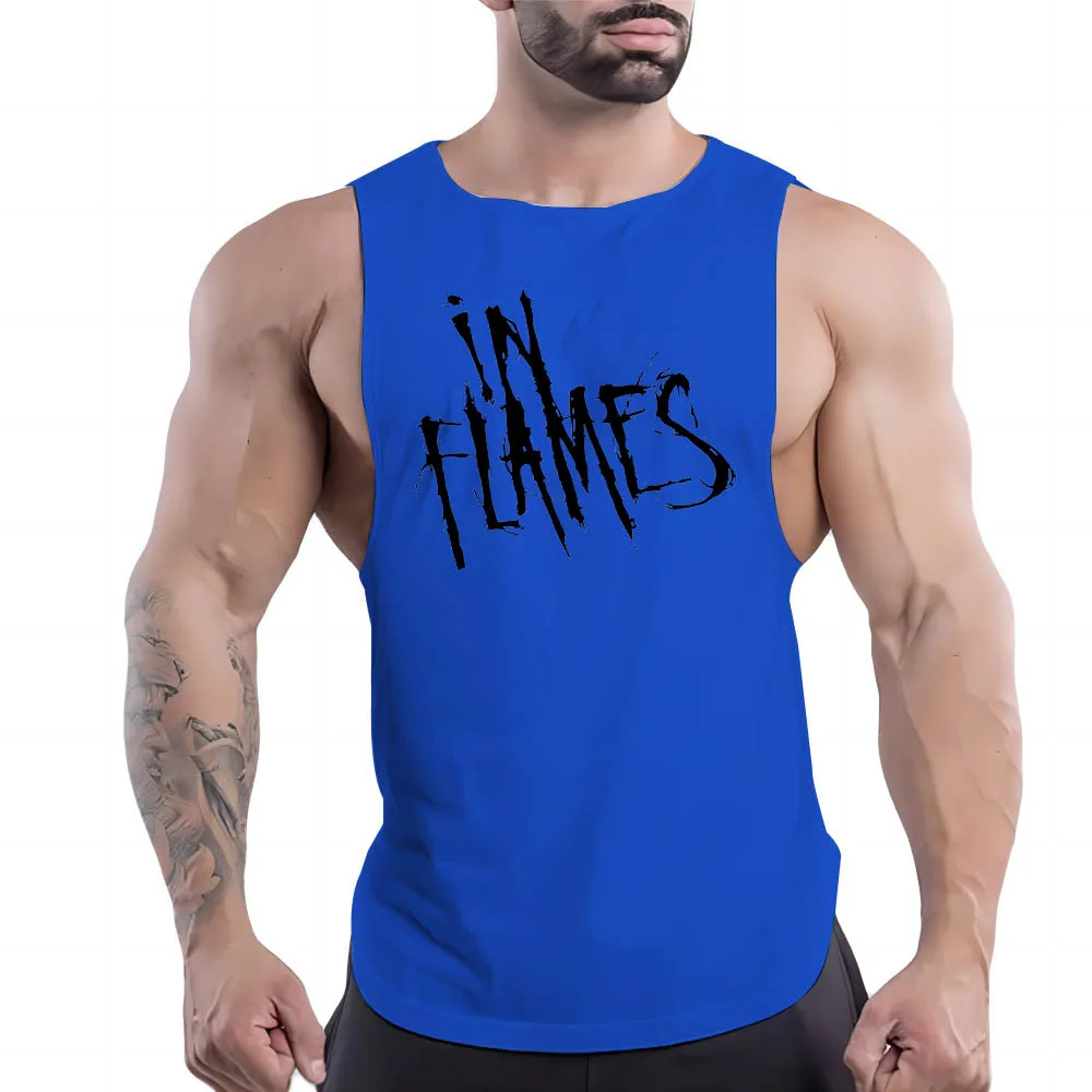 

Sleeveless Shirt Basketball Outdoor Fashion Leisure Breathable Four Seasons Quick Dry Y2k Sport Fnaf Gym Clothing Men Tank Top