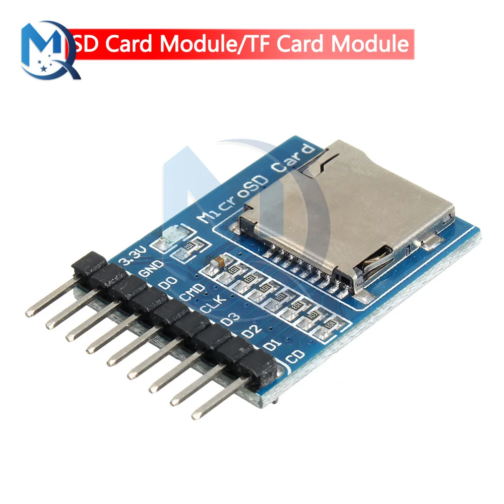 9-контактная Плата расширения памяти Mini Micro SD TF устройство считывания карт с