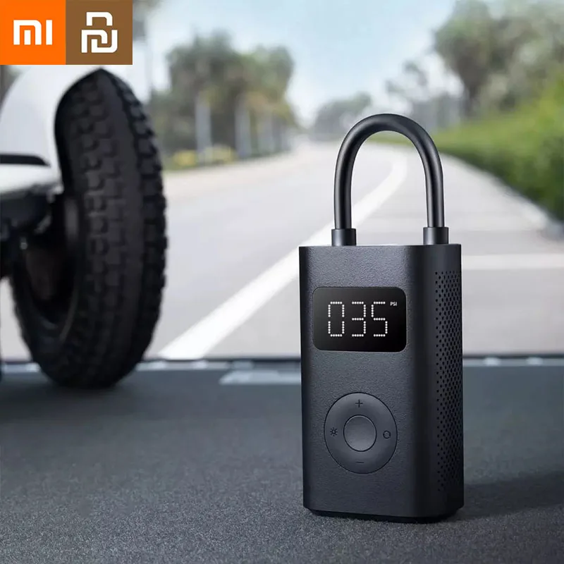 

Xiaomi Mijia Inflatable Treasure 1S Portable Electric Pump Air Compressor Smart Digital Tire Sensor Optional For Car Air Pump
