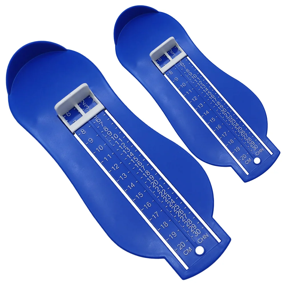 

2 Pcs Tools Shoe Sizer Foot Measurement Device Feet Measuring Ruler Infant Devices Baby