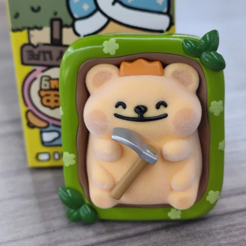 Медведь Червь Серия EasyLife Слепая Коробка Аниме Фигурка Угадай Сумка Милая Кукла