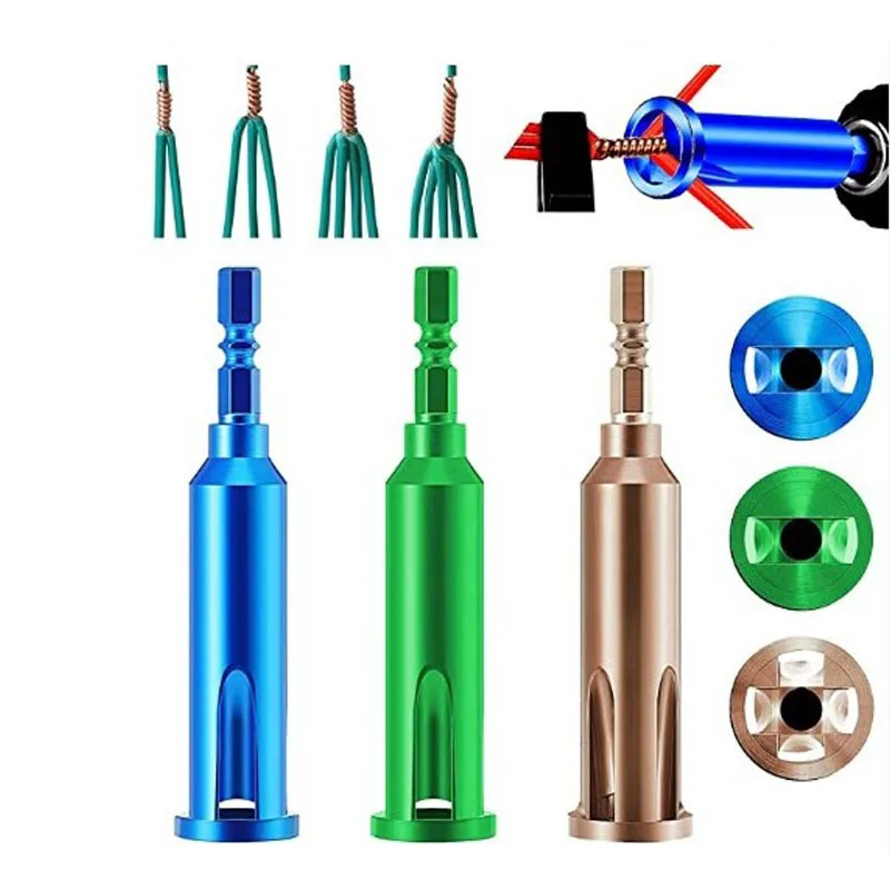 

Automatic Wire Stripper Twisted Wire Tool Twisting Connector Cable Peeling Electrician Wiring Tools Automatic Stripping Winding