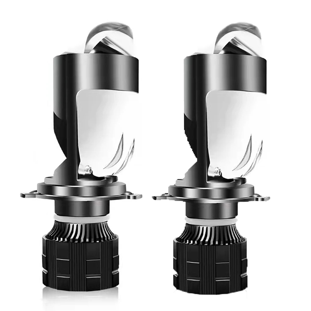 Canbus H4 LED Bi светодиодный прожектор фара с двумя объективами Автомобильная Лампа