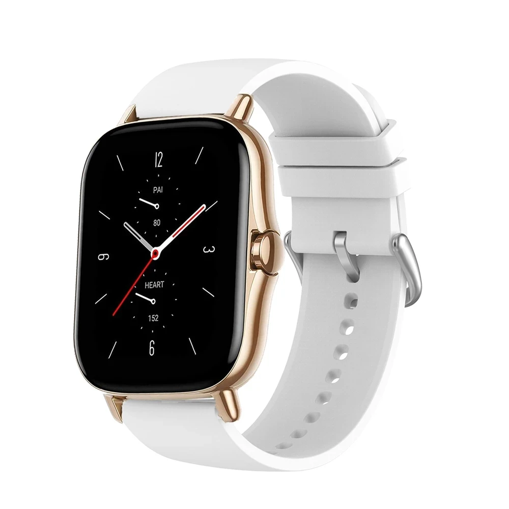 Ремешок силиконовый для Huami Amazfit GTS3/GTS 2/GTS 2 mini/GTS 2e браслет часов Bip S/U Pro/GTR 42 мм 20 -