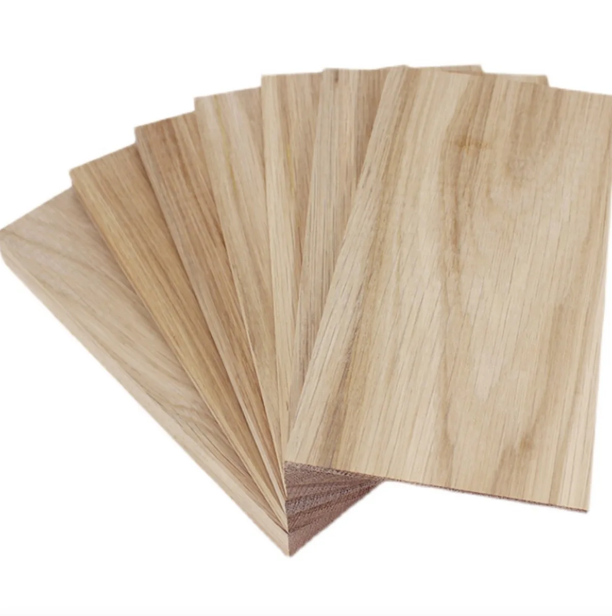 

10pcs 50x300mm Thickness:3mm Natural White Oak Wood Chip Diy Handmade Wood Veneer Sheets Strip