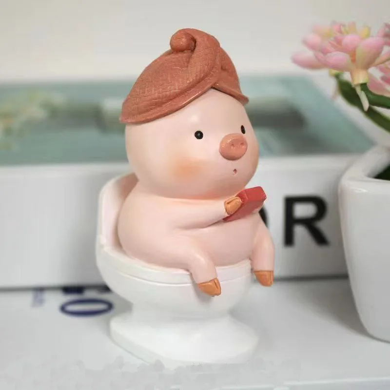 Миниатюрная керамическая статуэтка животное