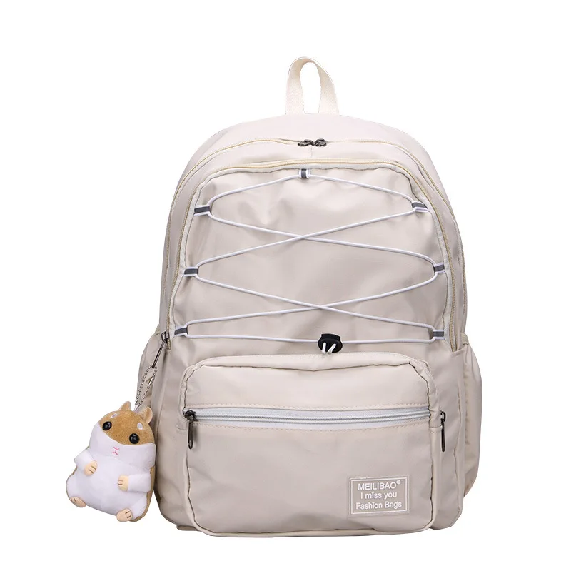 Breathable Waterproof Backpack Student's Sweet Preppy Schoolbag Women's Simple Backpack Travel hiking Bag Mochilas Para Mujer