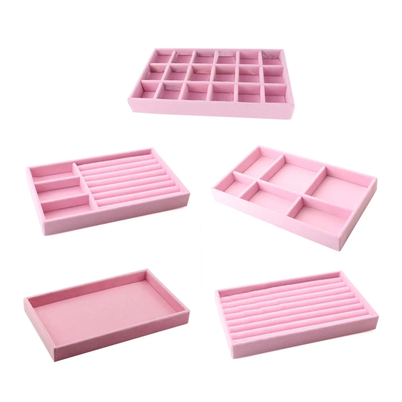 

Jewelry Storage Tray Stackable Jewelry Drawer Organiser Jewelry Storage Case for Earrings Ring Necklace Trinkets