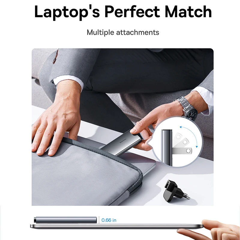 Baseus 65W GaN зарядное устройство Quick Charge 4 0 Type C PD USB портативное для путешествий