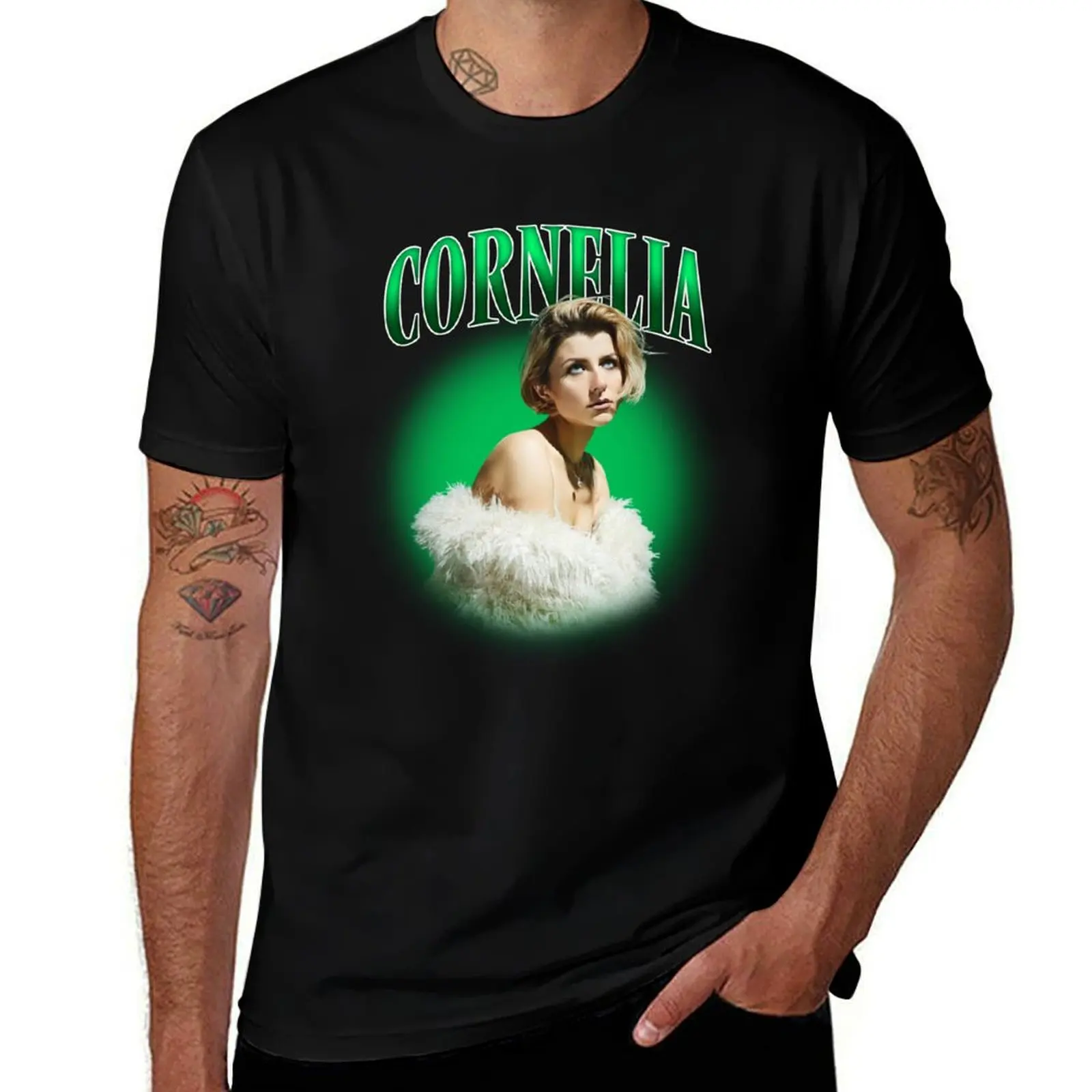 Фото Футболка Cornelia Jakobs, Швеция, Евровидение 2022, Melodifestivalen Melfest, Y2K, хлопковая футболка, мужская футболка, хлопковая футболка №1